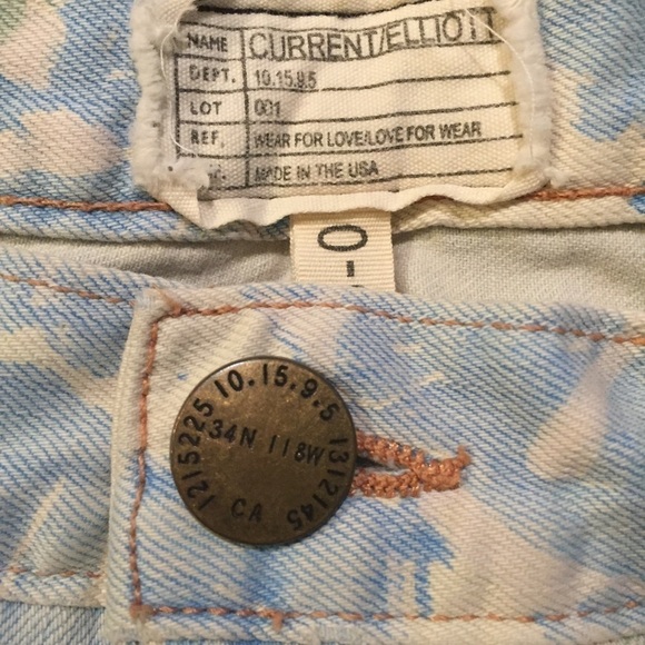 Current/Elliott blue rose the boyfriend anthro - Picture 5 of 8